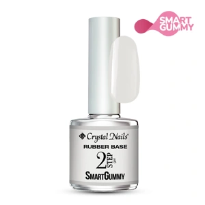 Crystal Nails 2S SmartGummy Rubber Base Gel - NR44 Silver Birch 8ml főképe